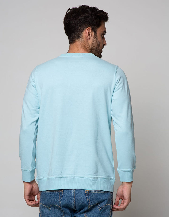 Nevada Sweatshirt Plain With Retro Print