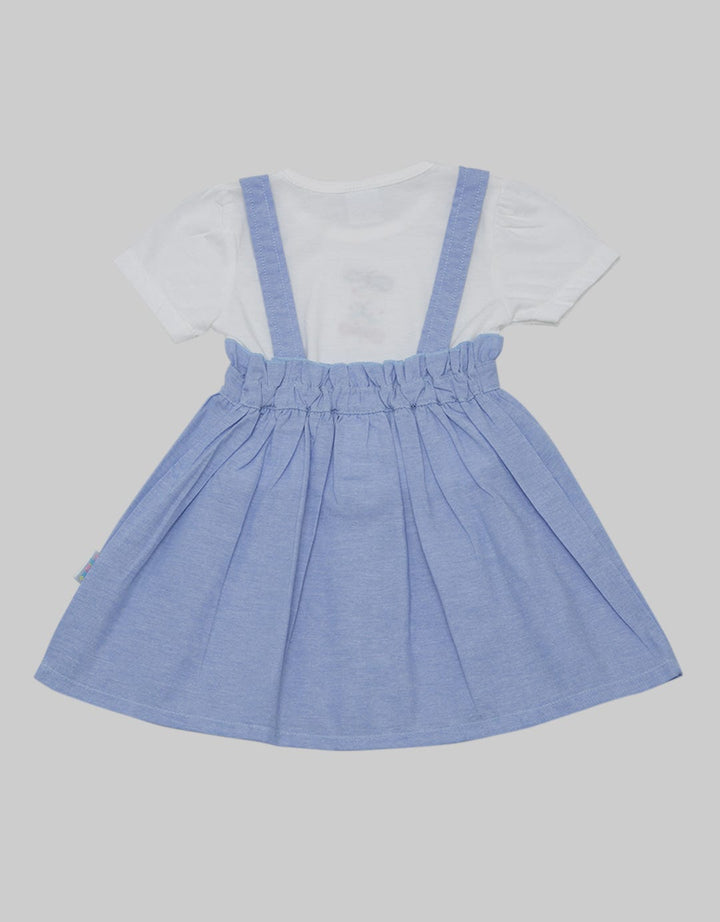 Pipiniko Short Sleeve Midi Dress Newborn Pinafores Heart