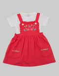 Pipiniko Short Sleeve Midi Dress Newborn Pinafores Flower