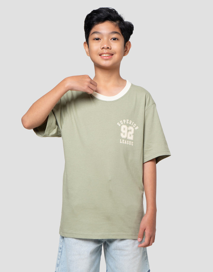 Nevada Solid Number Kaos Anak Laki-laki