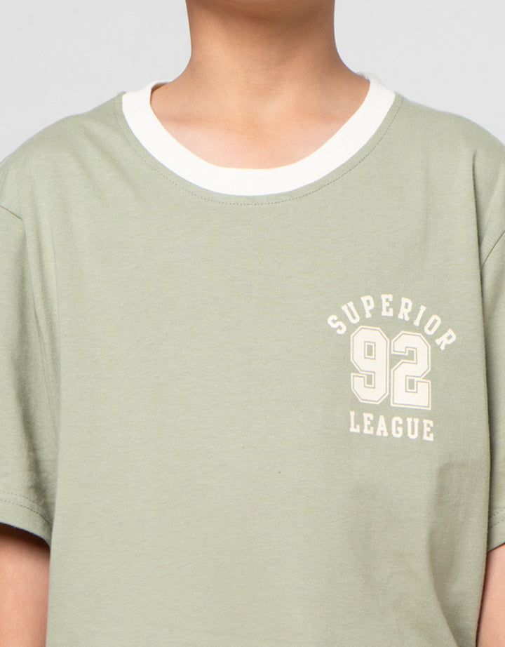 Nevada Solid Number Kaos Anak Laki-laki