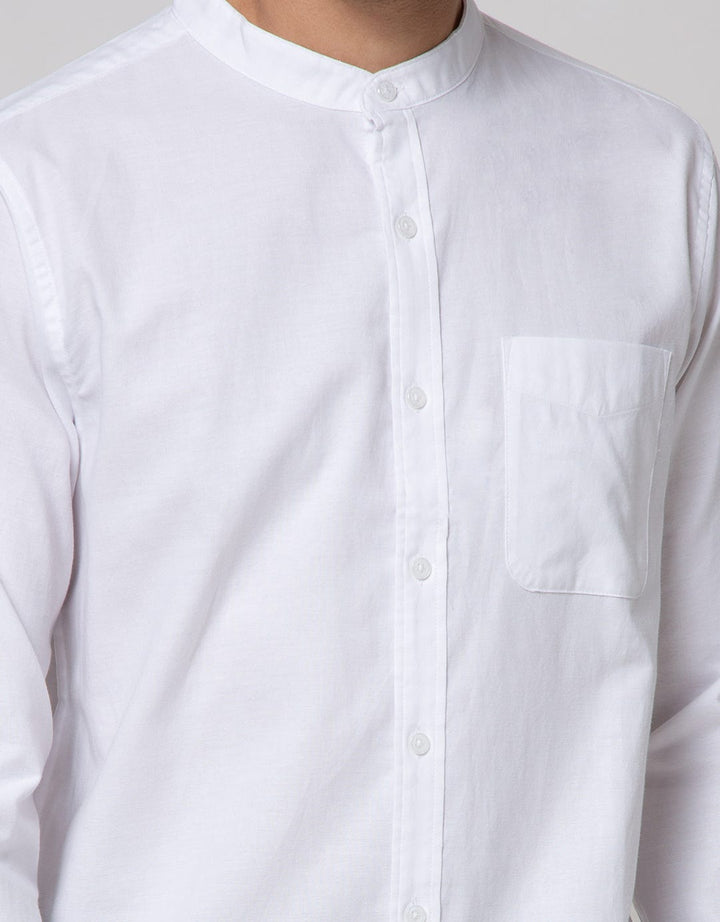 Cole Long Sleeve Shirt Grandad 1 Pocket