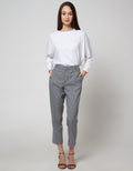 Connexion Long Pants With Plaid Yarndyed Hidden Elastic