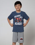 Aero Top Bottom Set T-Shirt + Short Jersey Ready Blaze