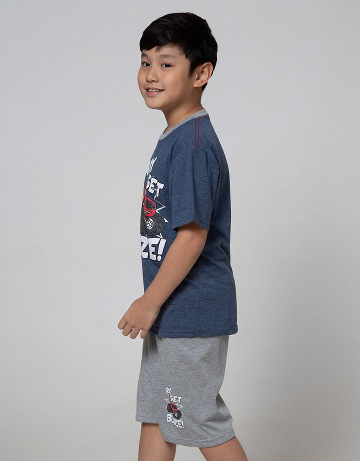 Aero Top Bottom Set T-Shirt + Short Jersey Ready Blaze