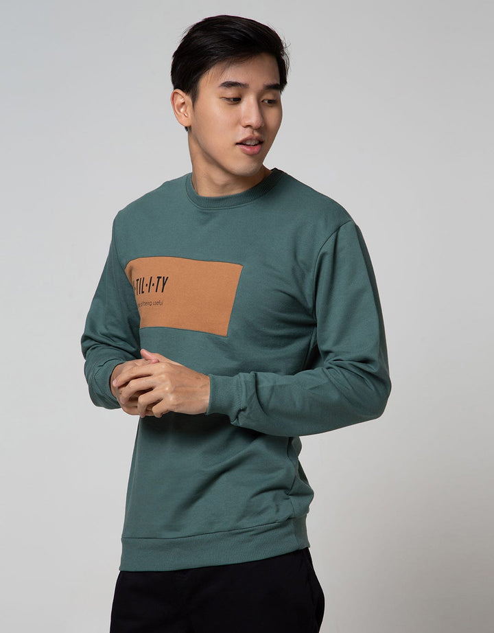 Details Print Jumper Sweatshirt