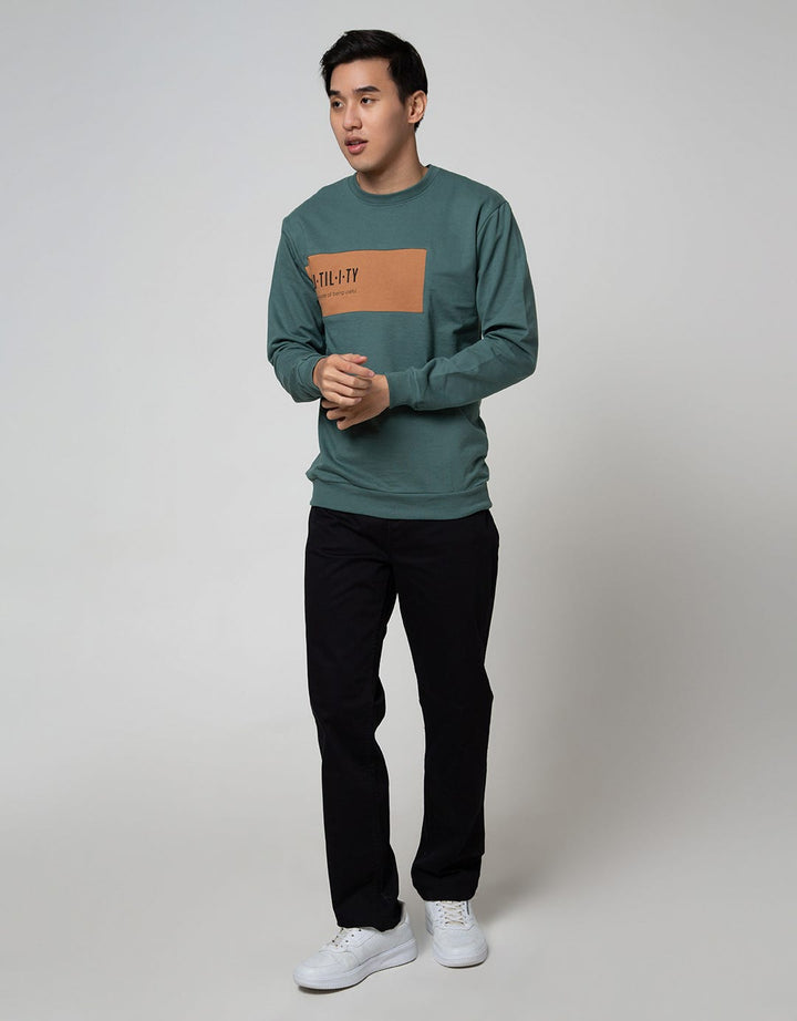 Details Print Jumper Sweatshirt
