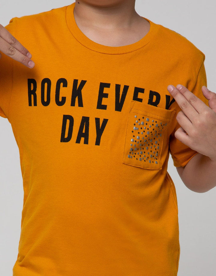 Nevada Short Sleeve T-Shirt Rock Every Day W Pocket