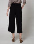 Connexion Long Pants Loose Crop Wide Leg Belted Cullote