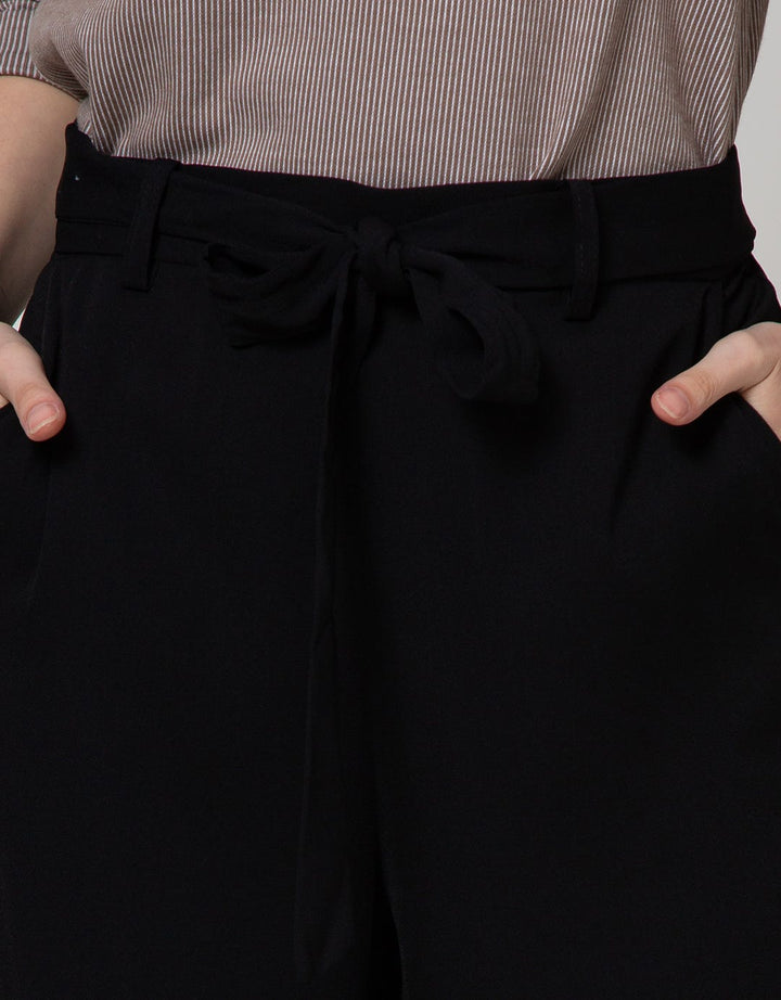 Connexion Long Pants Loose Crop Wide Leg Belted Cullote