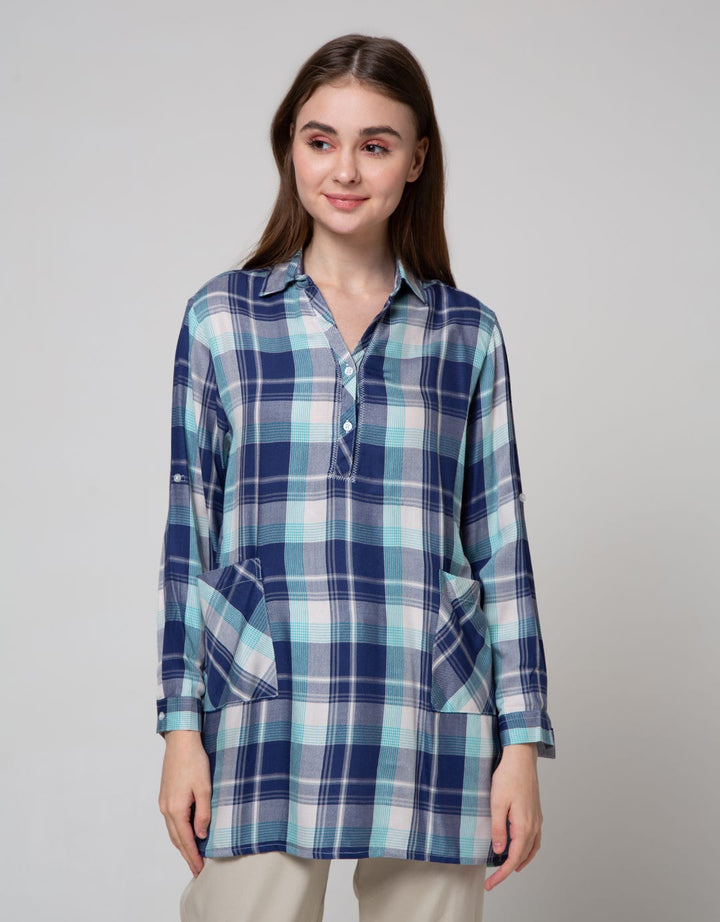 Nevada Long Sleeve Shirt Top Check