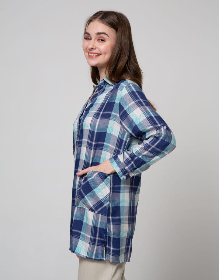 Nevada Long Sleeve Shirt Top Check