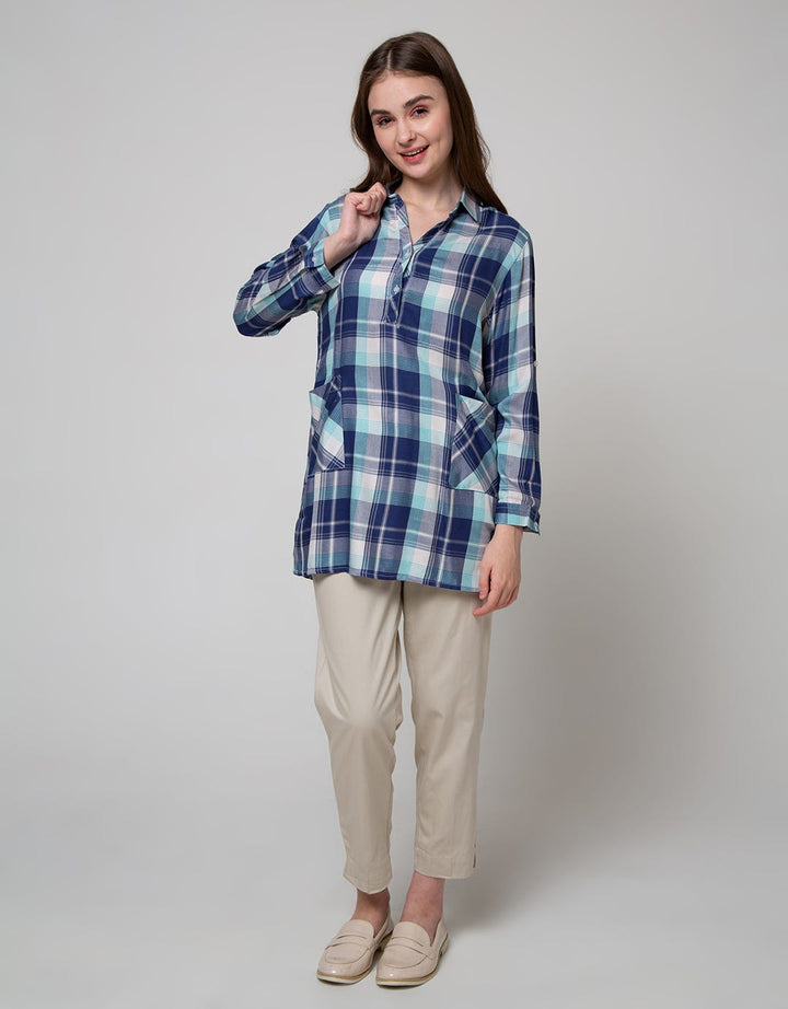 Nevada Long Sleeve Shirt Top Check