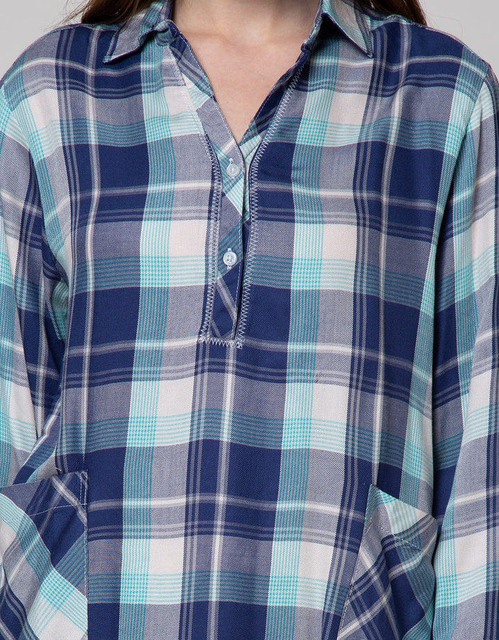 Nevada Long Sleeve Shirt Top Check