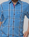 Nevada Short Sleeve Shirt Print Checks