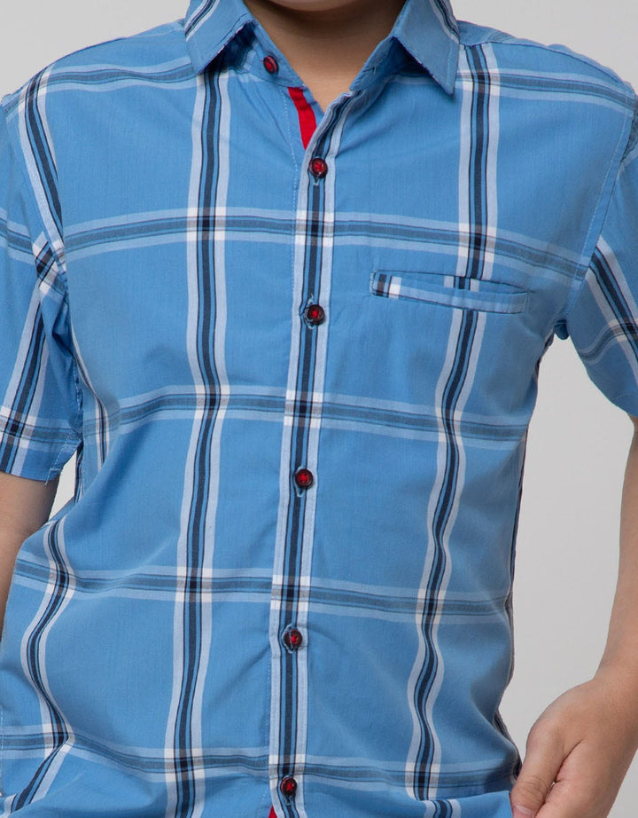 Nevada Short Sleeve Shirt Print Checks