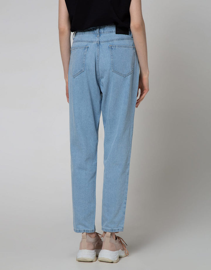Nevada Denim Long Pants Mom Fit