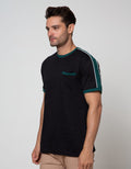 Details Short Sleeve T-Shirt Round Neck Cut N Sewn Shoulder