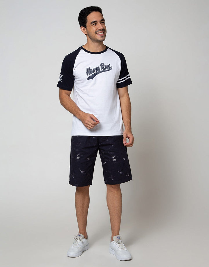 T Zone Short Sleeve Raglan T-Shirt Theme Baseball Homerun