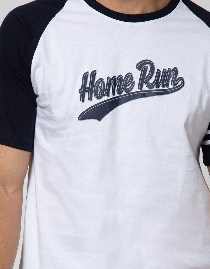 T Zone Short Sleeve Raglan T-Shirt Theme Baseball Homerun