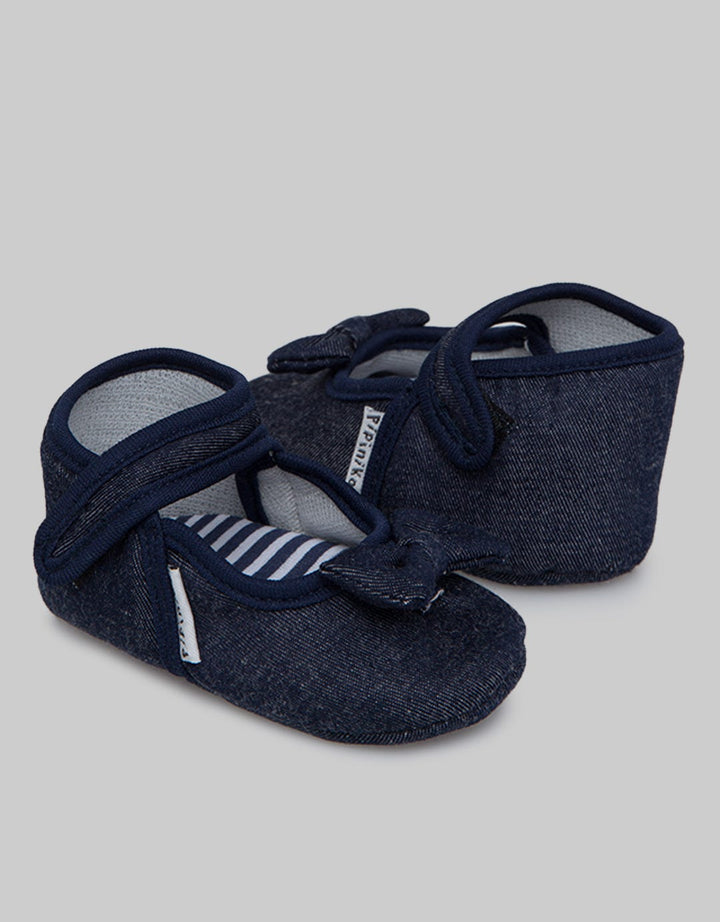 Pipiniko Baby Shoes Newborn Baby Denim Look