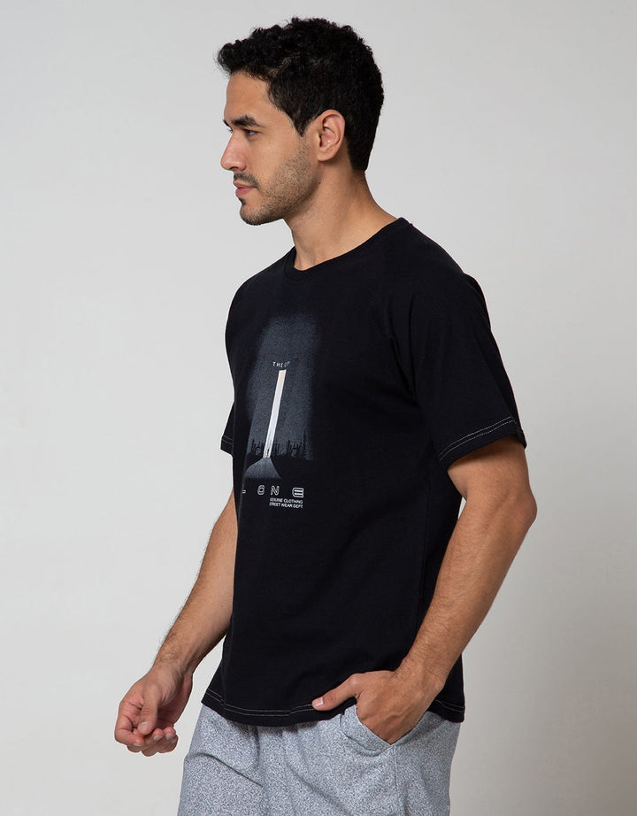 T Zone Short Sleeve Raglan T-Shirt Theme City Alone