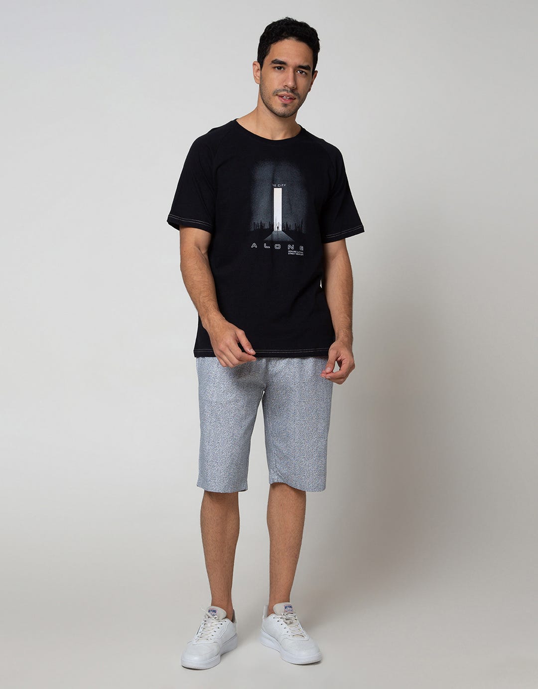 T Zone Short Sleeve Raglan T-Shirt Theme City Alone