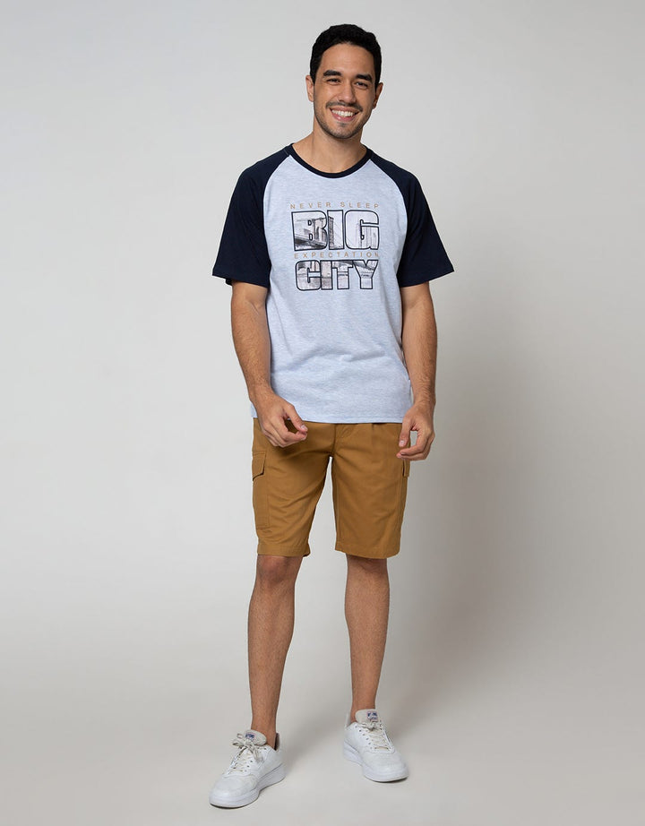 T Zone Short Sleeve Raglan T-Shirt Theme City Big City