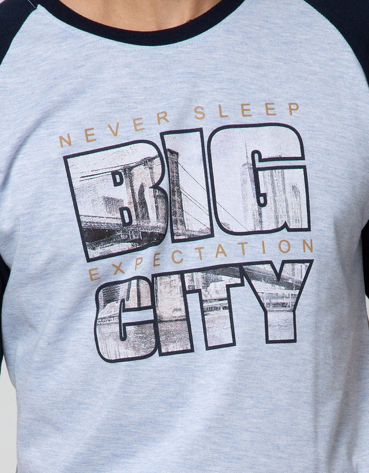 T Zone Short Sleeve Raglan T-Shirt Theme City Big City