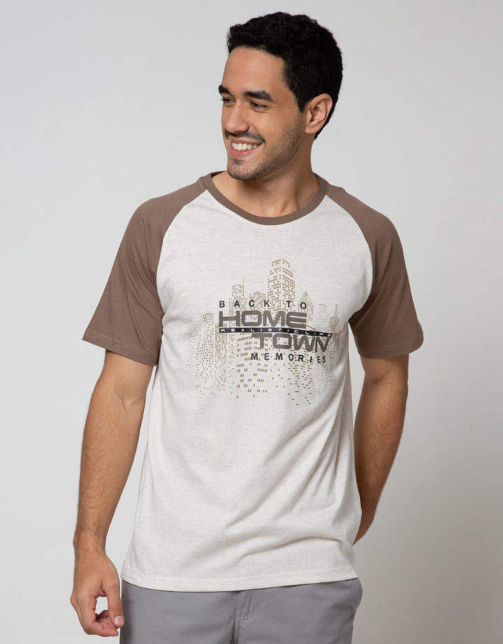 T Zone Short Sleeve Raglan T-Shirt Theme City Hometown