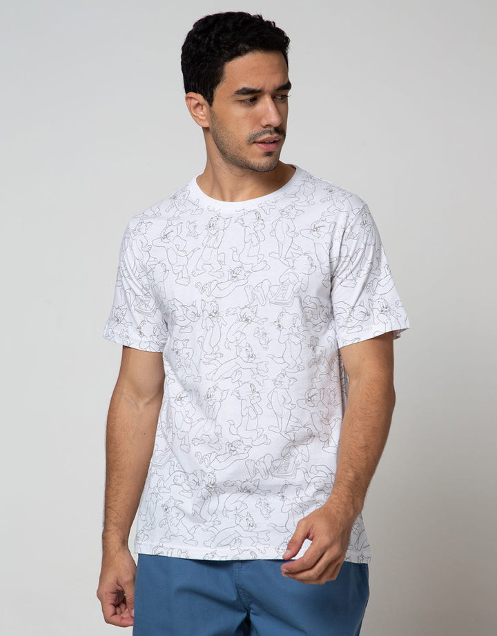 T Zone Short Sleeve T-Shirt Warner Bross Tom N Jerry 11