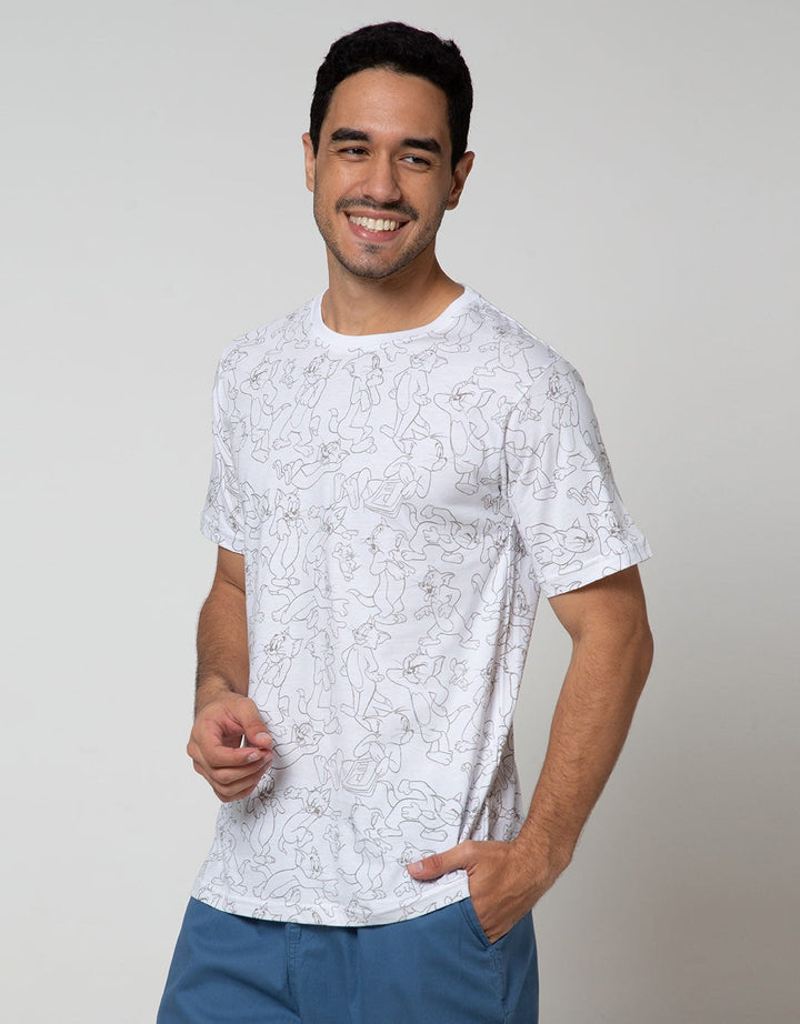 T Zone Short Sleeve T-Shirt Warner Bross Tom N Jerry 11