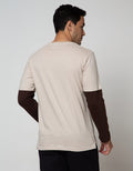 T Zone Long Sleeve Print Graffiti Mock Layer Surpass