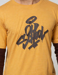 T Zone Long Sleeve Print Graffiti Mock Layer Old School