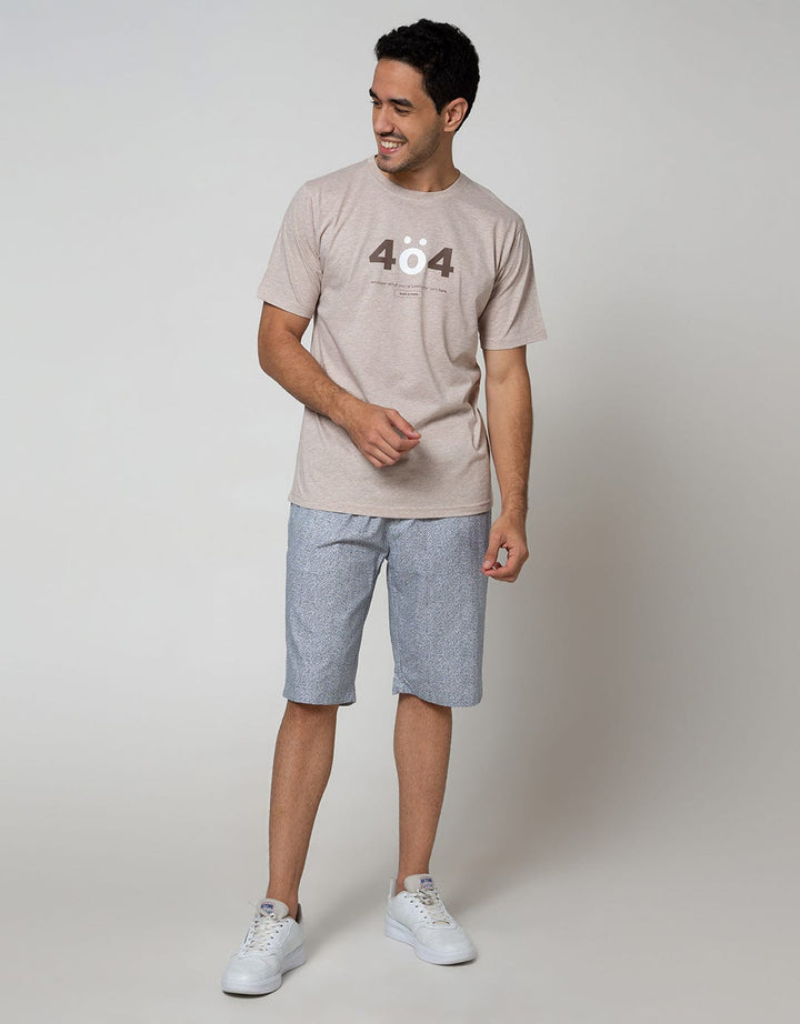 T Zone Short Sleeve T-Shirt Print Theme Number 404