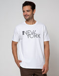 T Zone Big Size T-Shirt Print City New York