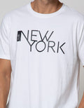 T Zone Big Size T-Shirt Print City New York