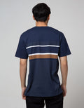 Cole T-Shirt Stripe Eng Chest