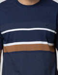 Cole T-Shirt Stripe Eng Chest