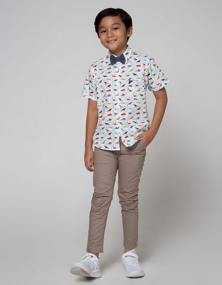 Little M Long Pants Woven Reg Non Stretch Down Proof