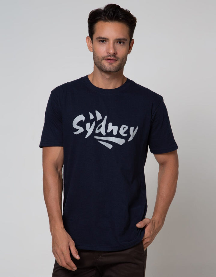 T Zone Big Size T-Shirt Print City Sidney