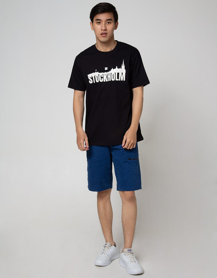 T Zone Big Size T-Shirt Print City - Stockholm