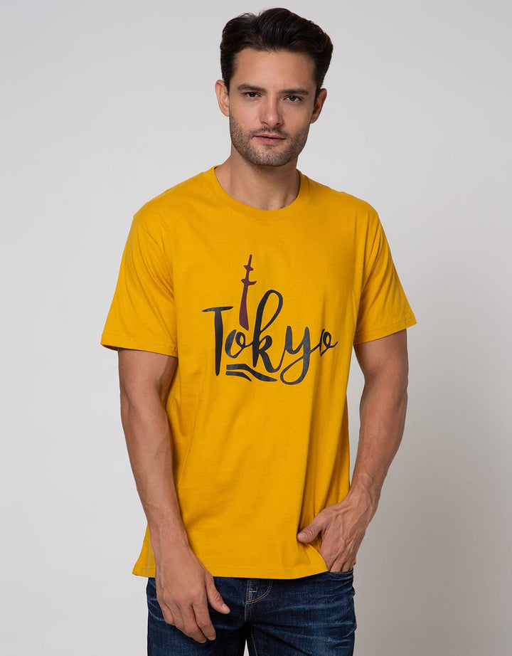 T Zone Big Size T-Shirt Print City Tokyo
