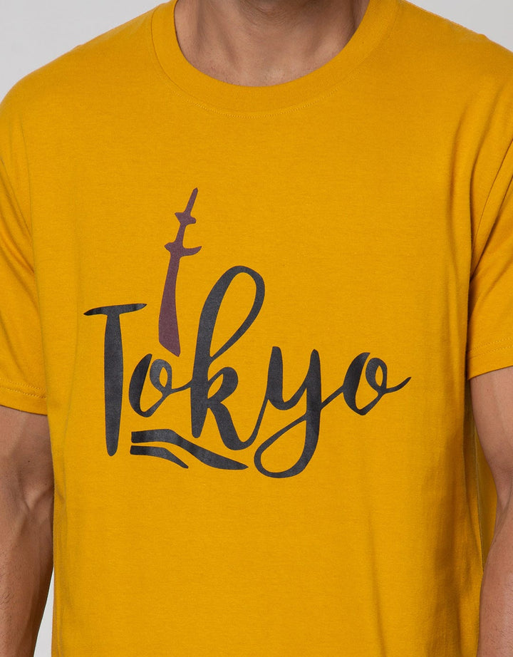 T Zone Big Size T-Shirt Print City Tokyo