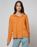 Connexion Long Sleeve Shirt Rayon Twl 2 Pocket With Lowneck