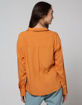 Connexion Long Sleeve Shirt Rayon Twl 2 Pocket With Lowneck