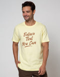 T Zone Big Size T-Shirt Theme Statement Stay Optimistic