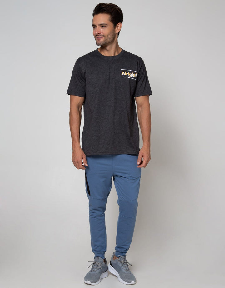 T Zone Big Size T-Shirt Theme Statement Alright