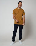 Nevada Short Sleeve Polo Shirt Jersey Collar With Print