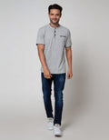 Nevada Short Sleeve Polo Shirt Jersey Collar With Print
